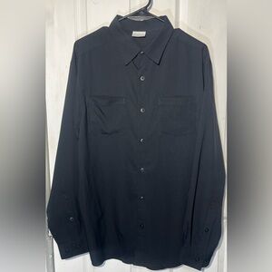 Columbia Men's Dark Button-Down Shirt